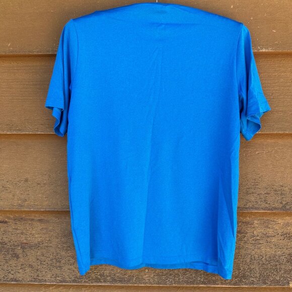 Nike Dri-Fit Boys Blue Crewneck T-Shirt Size M Lightweight & Breathable Athletic - Picture 3 of 11